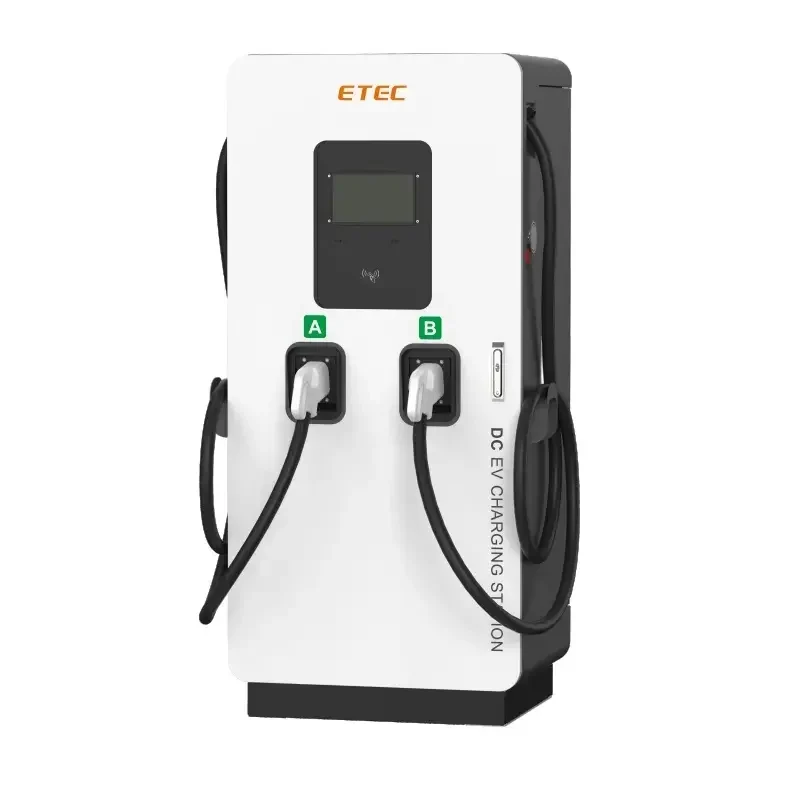 EKDC2 100-240 kW dual-gun DC fast EV charging station, CCS2/CHAdeMO/GB-T, OCPP 1.6J, CE/CB