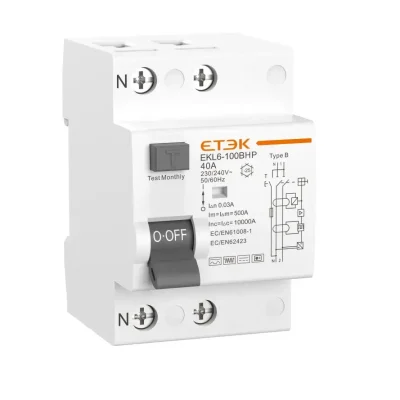 EKL6-100BHP-Type-B-HP-2P-40A-30mA-RCD