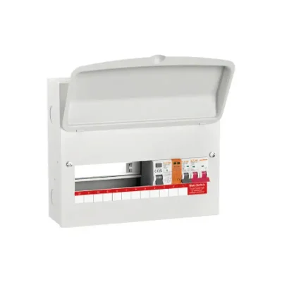 EKDB6S Split Load Consumer Unit with Dual RCD and SPD