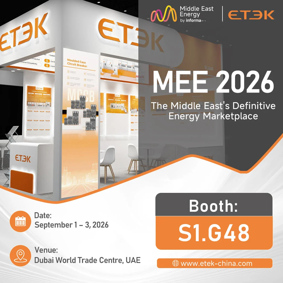 ETEK booth S1.G48 at Middle East Energy 2026, Dubai World Trade Centre, September 1–3