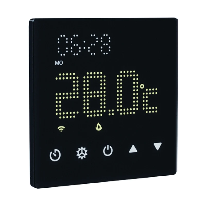 EW1 series 86 full-screen thermostat main product photo white background