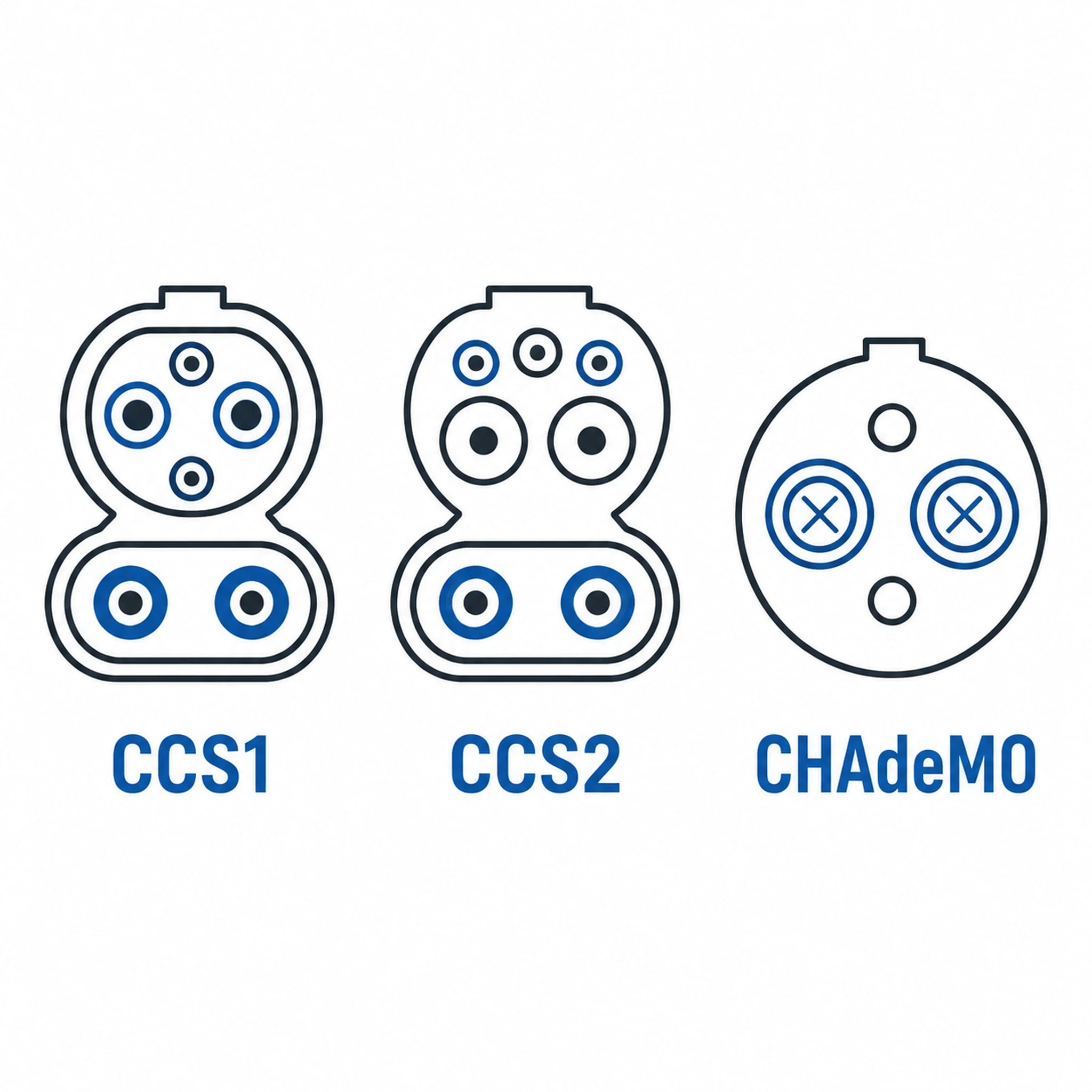 Connector and charging-gun factors for commercial Level 3 DC chargers