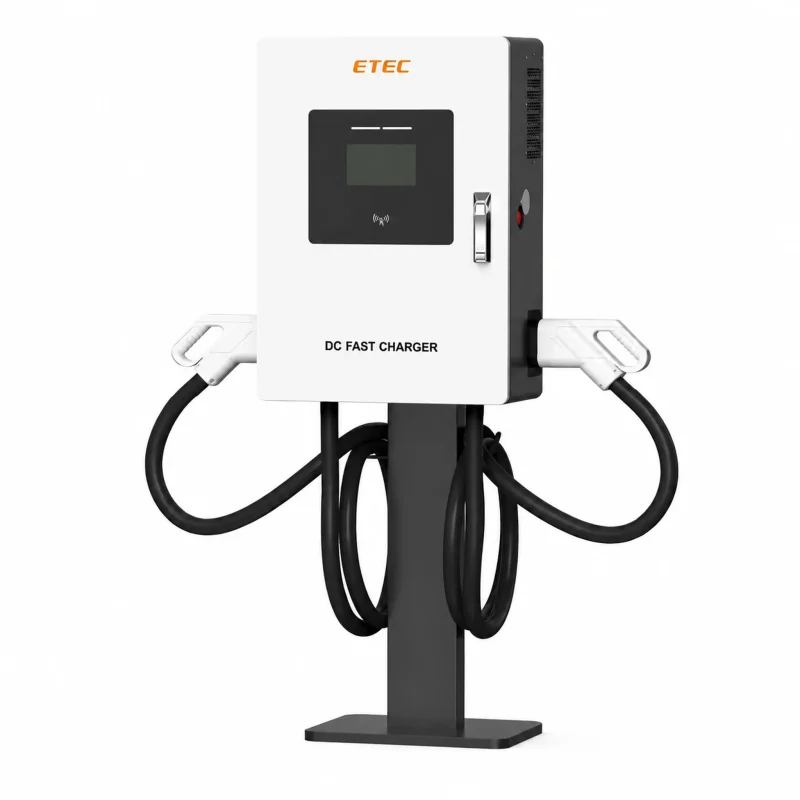 Commercial Level 3 DC fast EV charger for public or fleet charging sites