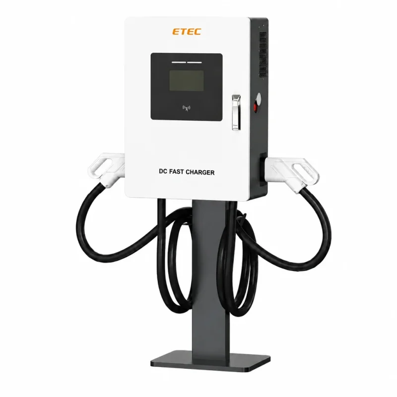 ETEK commercial DC fast EV charging station with OCPP connectivity