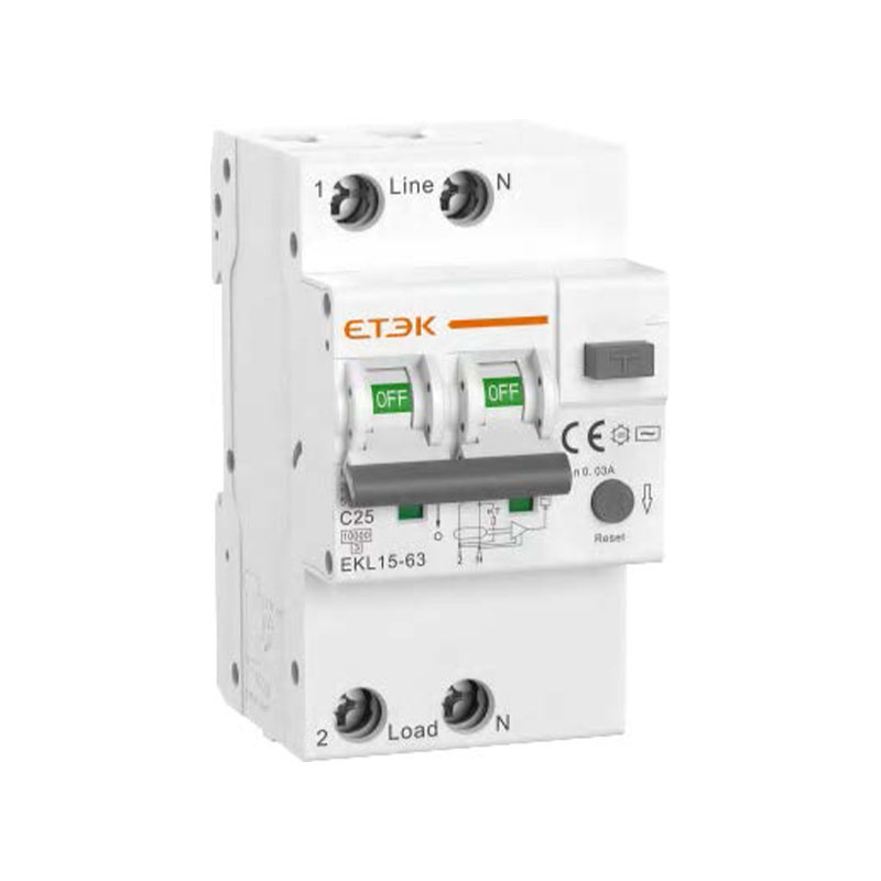 EKL15-63(H) 6kA 10kA RCBO Breaker RCBO Type A