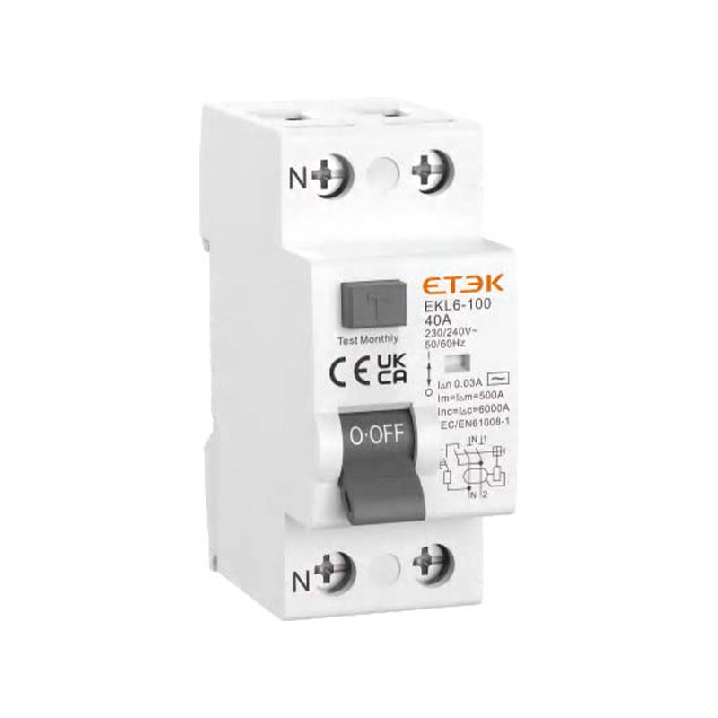 EKL6-100(H) 6kA 10kA RCCB Circuit Breaker