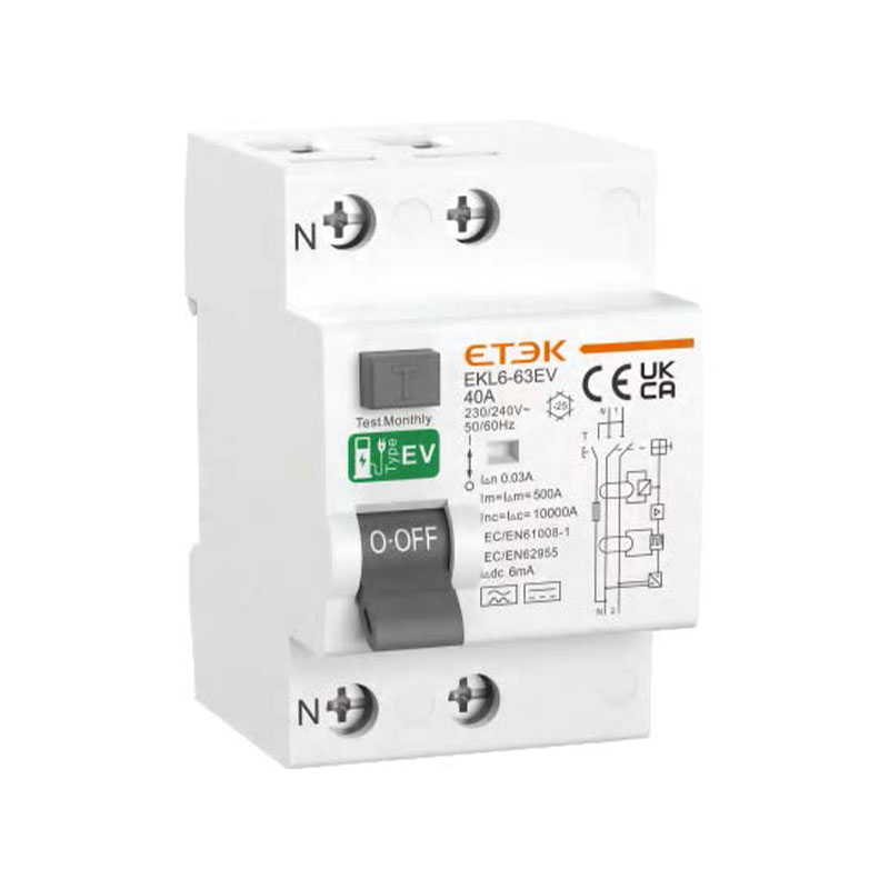 EKL6-63EV 10kA Type A+DC6mA EV Type B RCD