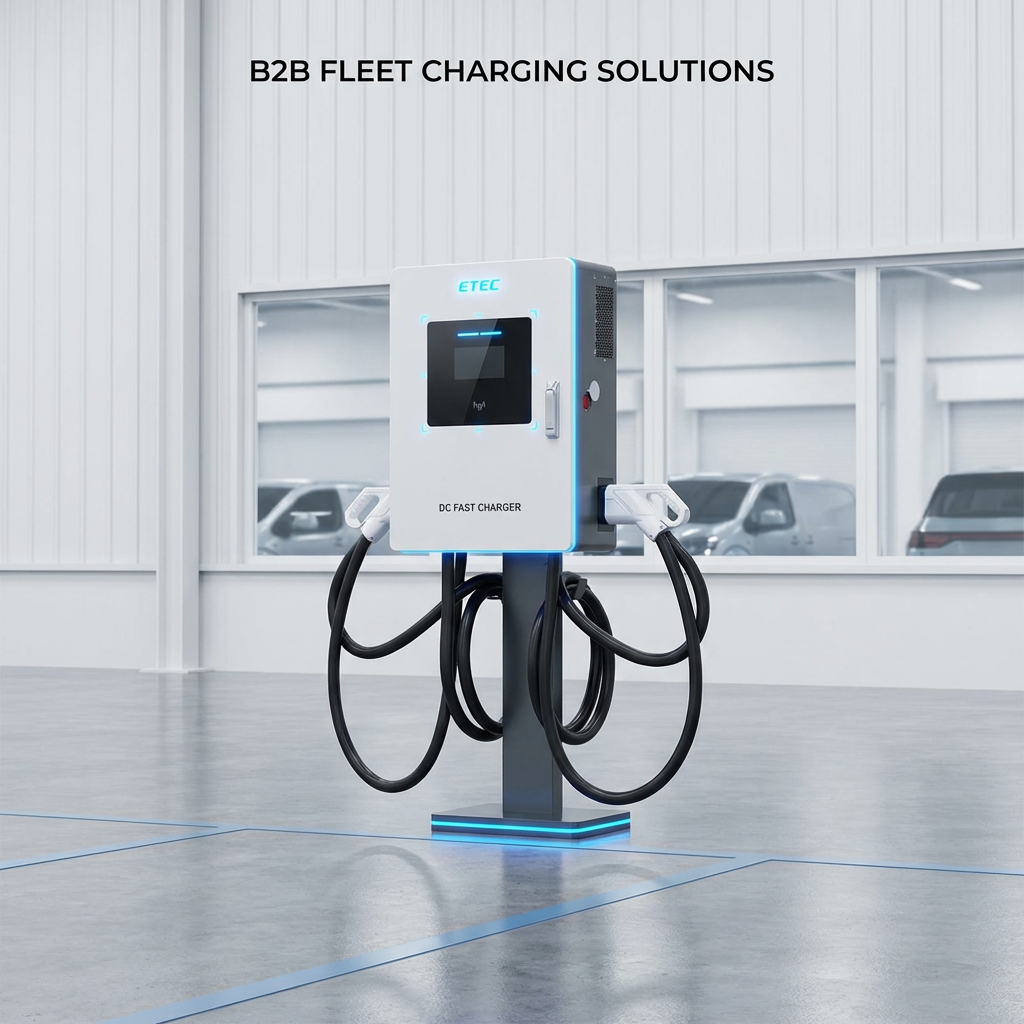 20-60kW compact DC fast EV charger guide cover (single gun vs dual guns)